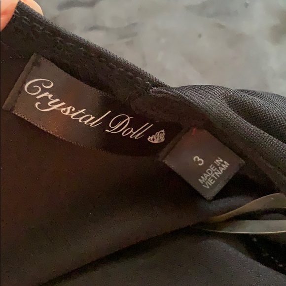 sequin rhinestone formal dress - Picture 6 of 7